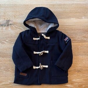 Ben Sherman Navy Pea Coat for Kids